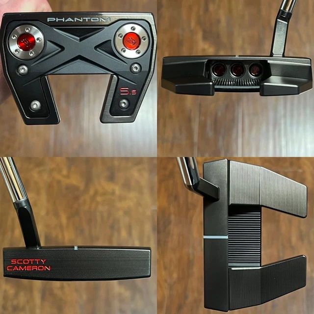 Putter Reconditionné édition Limitée Putter Scotty Cameron Phantom 5.5 Noir édition Limitée 2025 - Gaucher 34 Pouces, Reconditionné Scotty Cameron Black 5.5 Putter