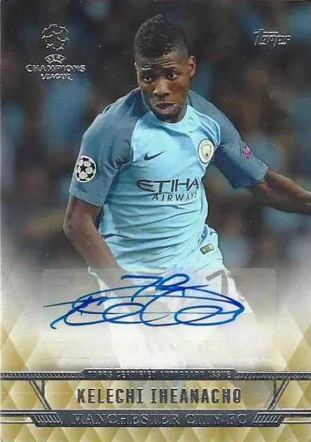 2016-17 Topps UEFA Champions League Showcase Gold Parallel Autograph Card - /99