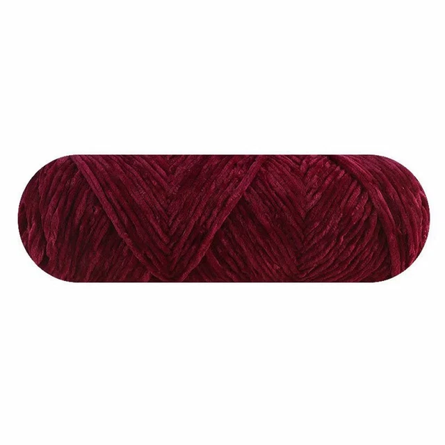 Garn Chenille Garn Pullover Schal Zum Handstricken Extra Weich Goldener Samt