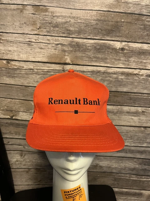 Renault Bank Trucker Hat Orange SnapBack Baseball Cap
