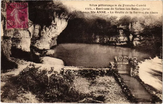 CPA Nans sous Ste Anne La Grotte de la Source du Lison (1265776)