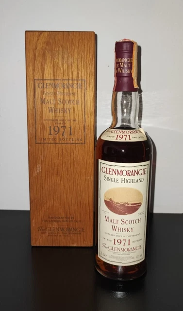 SIngle Highland Malt Scotch Whisky GLENMORANGIE 1971 70cl 43%