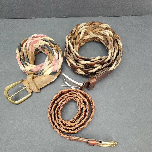 Women's Leather Belts Lot of 3