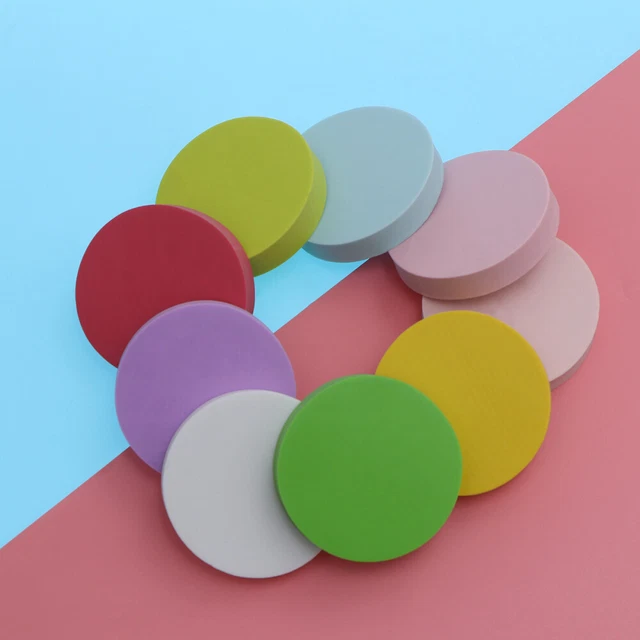 10 Pcs Round Carving Blocks Postcards Rubber Blocks Diy Rubber Stamp Kit