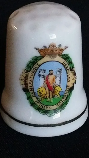 Rdo De Cadiz Hercules Fundator Gaudium Dominatorque Arme China Souvenir Thimble