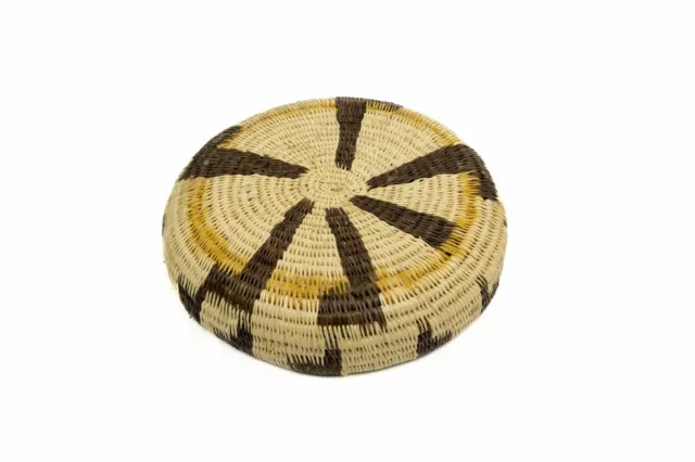 Vintage Handmade Basket Woven Bowl Fair Trade