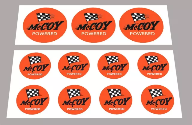 Real McCoy  Tether Car Decals