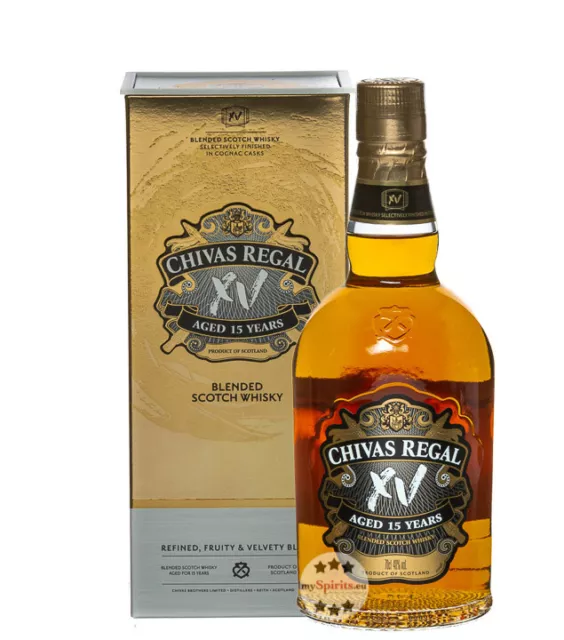 Chivas Regal XV Aged 15 Years Blended Scotch Whisky / 40 % Vol. / 0,7 Liter