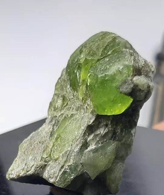 22.40grams deep green peridot terminated gem quality specimen@ supat kohistan.
