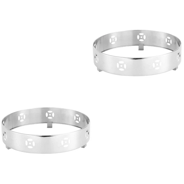 2 Pc Grille De Brûleur De Poêle Grilles De Poêle En Fonte Supports Métalliques