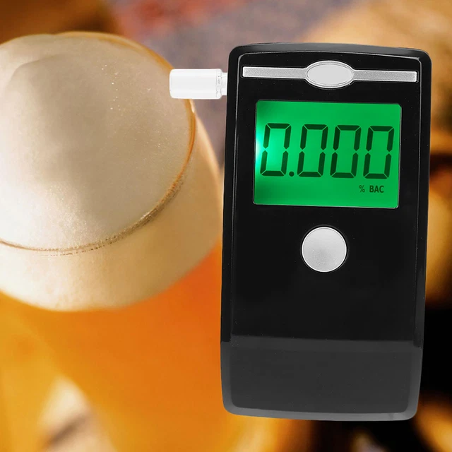 Herramienta analizadora detectora de aliento de alcohol altamente digital