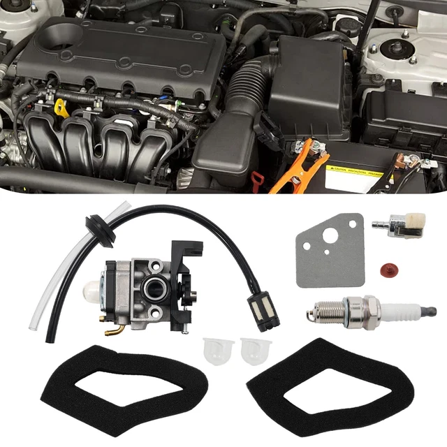 Carburateur Pour Moteur Honda GX25 GX35 UMS425E Etc. - Kit Complet Avec Filtre, Bougie, Bulle D'huile
