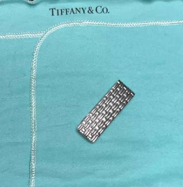 Vintage Tiffany & Co Sterling Silver Alligator Scales Money Clip No Reserve🔥🔥