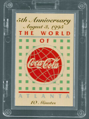 Coca Cola World of Coke Gold Lettering True Square Cut Proof Sheet Phone Card