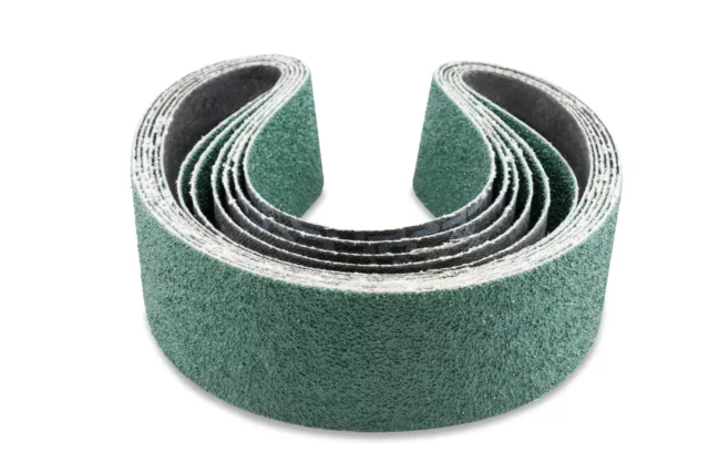 2 X 42 Inch 40 Grit Metal Grinding Zirconia Sanding Belts, 6 Pack