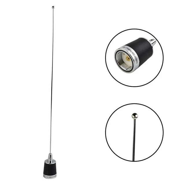 Antenne Pliable Eightwood Double Bande U/V 144/430 MHz Gain 3.5 DBi Pour Baofeng UV-5R Et Talkies-Walkies