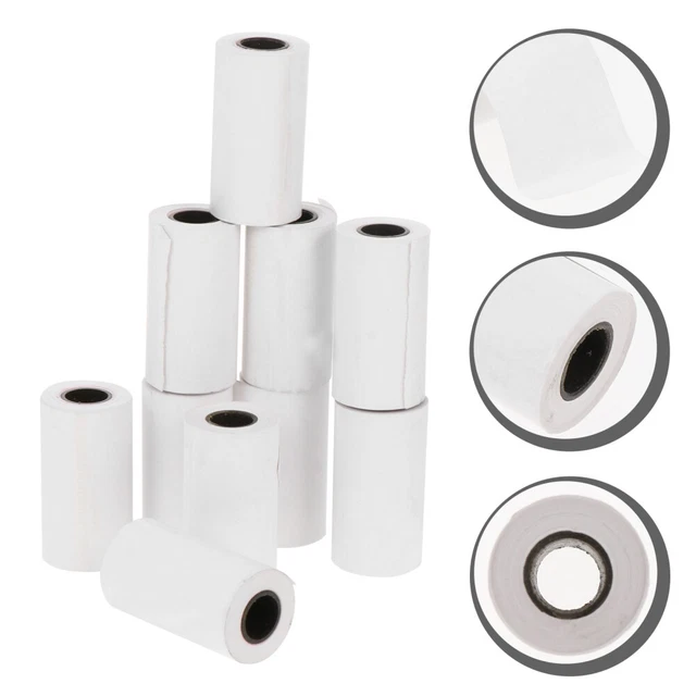 10 rotoli stampante rotolo carta stampante termica rotolo fornitore carta termica bianco