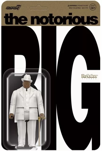 Notorious B.I.G. Reaction Wave 3 - Biggie In Suit  super 7