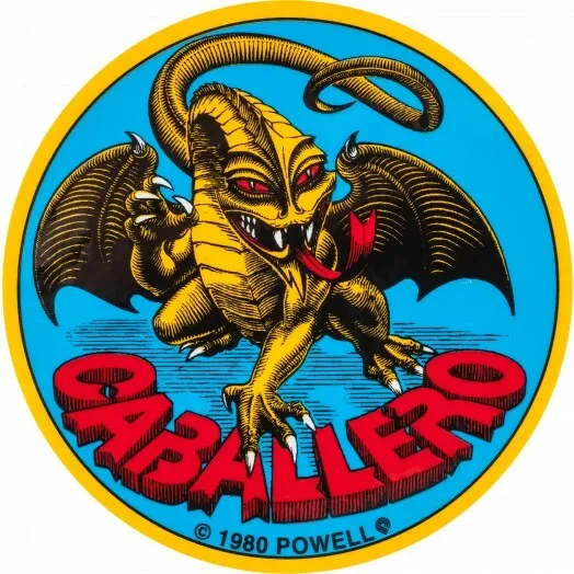 Powell Peralta Bones Brigade Steve Caballero Dragon Skateboard Sticker 3.5"