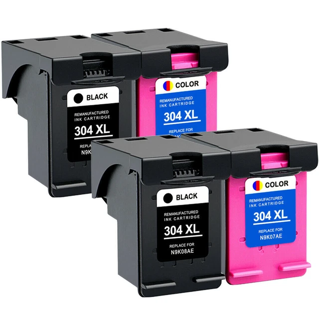 Patronen für HP 304 XL DeskJet 2620 2630 3720 3730 3750 3760 3732 3762 Envy 5000