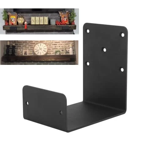 Heavy Duty Mantel Brackets,Fireplace Shelf Brackets,U-Shaped Beam-Style 4