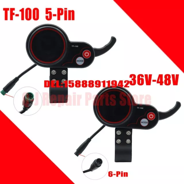 36V /48V Thumb Throttle Black LCD Display New Thumb Shifter  Electric Scooter