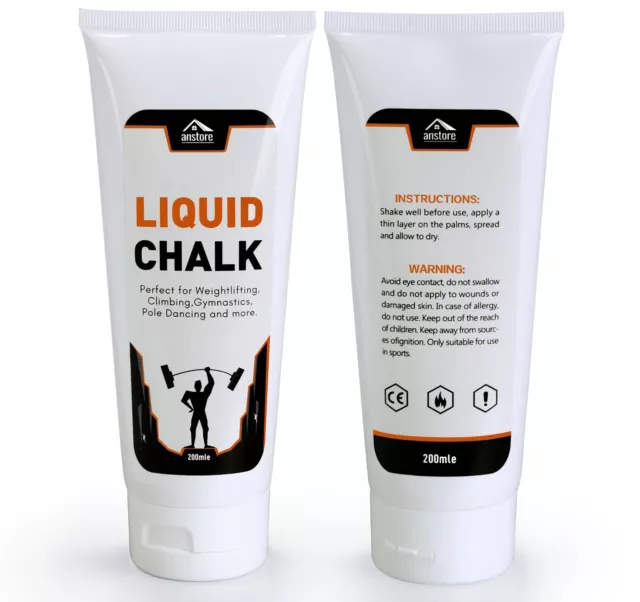 200ml Liquid Chalk flüssige Magnesia Flüssigkreide für maximalen Grip beim Sport