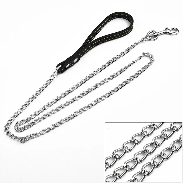 Correa para perro Heavy Duty metal correa para perro fuerte control duradero nuevo