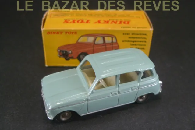 DINKY TOYS FRANCE. RENAULT 4.  Ref: 518. + Boite.