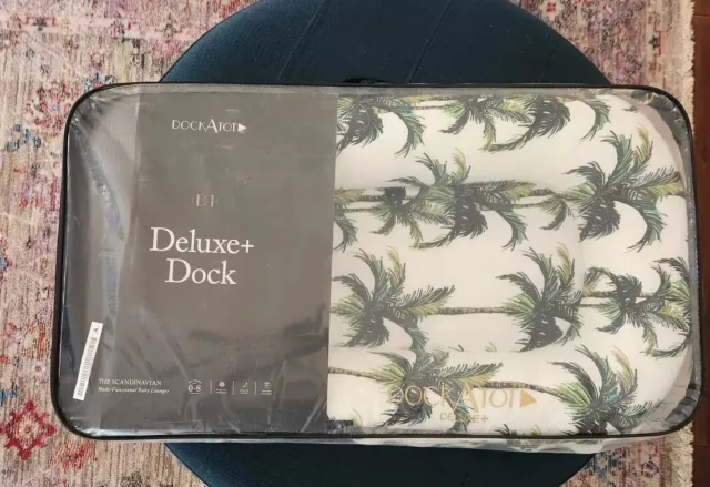 EUC Dock-A-Tot Deluxe "Scandinavian" w/ Travel Case, Sleeper, Bed, Portable