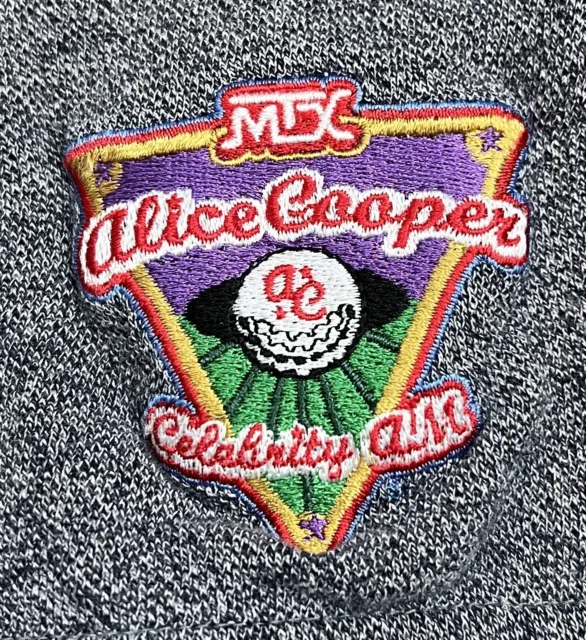 VINTAGE IZOD CLUB Polo Shirt Mens MTX Alice Cooper Celebrity All Golf ...