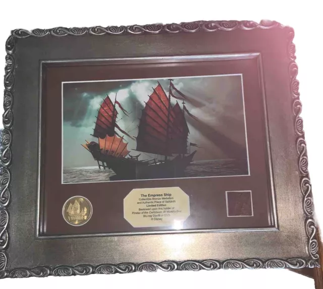 Pirates of The Caribbean Empress Ship Collectible Bronze Medallion Sailcloth