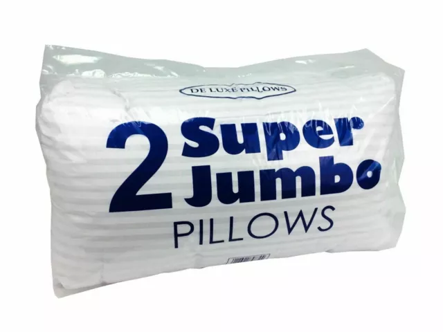 Big Jumbo Pillows High Quality Hotel Striped Extra Large Pillows Pair King Size