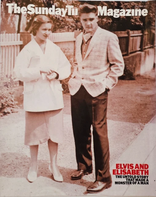 SUNDAY TIMES MAGAZINE -AUG 3 1997 - Elvis and Elisabeth £25.63 ...