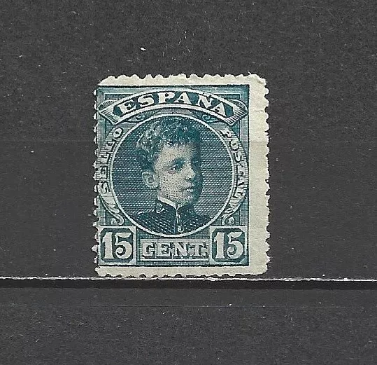 España 1901-1905 Edifil 244*  Mlh Sello De La Serie Alfonso Xiii Tipo Cadete