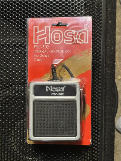 Hosa FSC-502 Momentary Foot Switch (Normally Open) Control