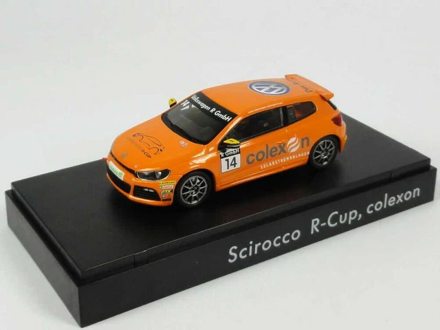 Miniature Spark 1/43 Volkswagen Scirocco III R-Cup #14 Colexion 2011 - Timmy Megenbier