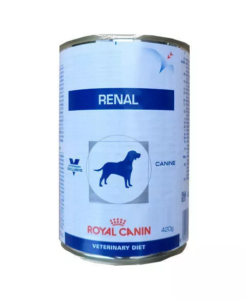 Lata de comida húmeda para perros Royal Canin Renal Veterinary Diet 24x410g