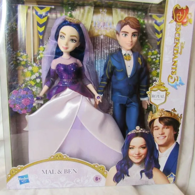 Descendants Mal and Ben Dolls, Inspired by The Royal Wedding