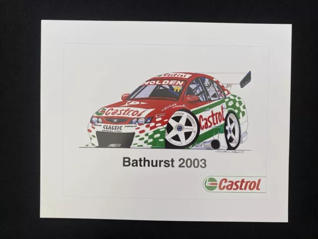 Holden Commodore VY Bathurst 2003 - Perkins Richards - Print