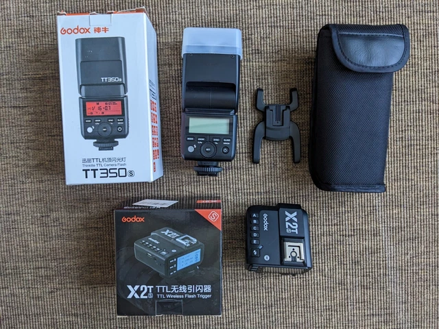 Godox TT350S Camera TTL Flash & X2TS Wireless Trigger (Sony Cameras)