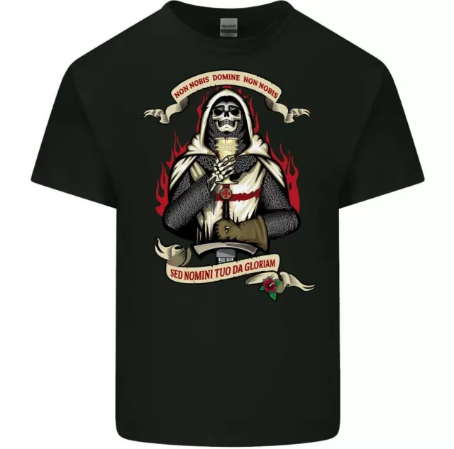 Knights Templar T-Shirt Teutonic Crusaders St. George's Day Cross Skull Biker