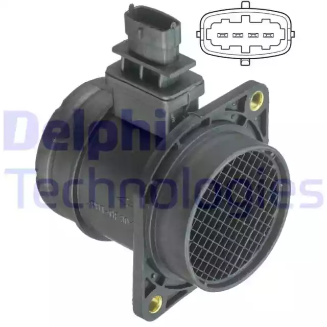 Delphi Compteur de masse d'air pour Alfa Romeo Fiat Lancia