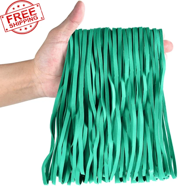 180 PACK LARGE Rubber Bands, Heavy Duty Trash Can Band, Strong Elastic