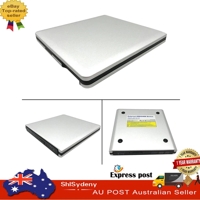 6X Blu ray BD Burner  External USB 3.0 Slot In DVD RW CD Writer Portable Drive