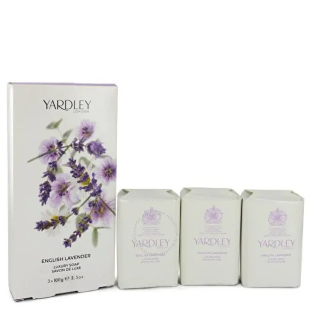 Yardley English Lavender Luxury Soap 3 x 100g For Women Brand New and Authentic 2