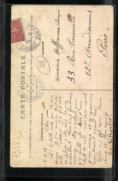 CPA Sainte-Foy-la-Grande, la Rue de Langalerie 1907 2