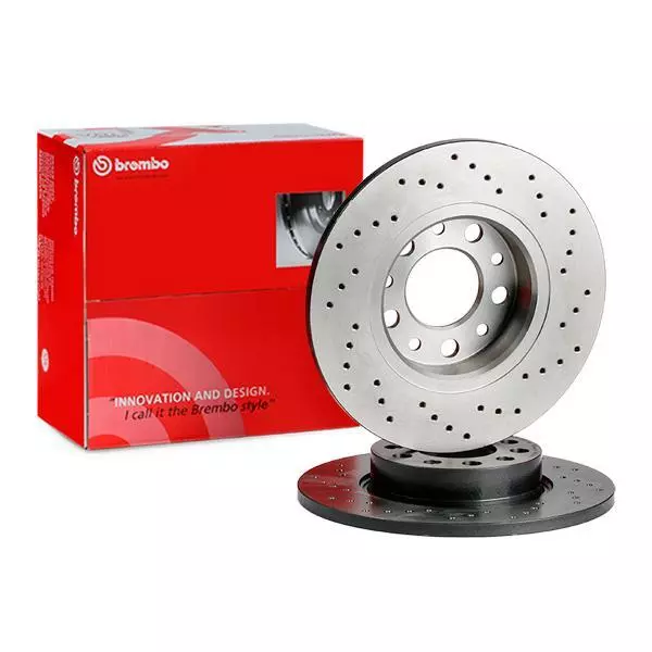 Par Discos Traseros Brembo Xtra Línea Ø 278mm Alfa Romeo Giulietta 159 Brera