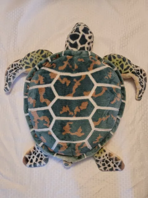 Melissa & Doug Large 30" Plush Sea Turtle Green Tortoise Stuffed Animal Pillow