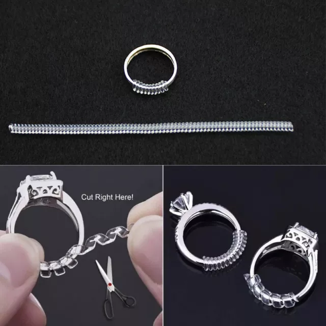 Ring Size Adjuster Reducer Spiral Invisible Snugs Guard Resizer Jewellery Tool